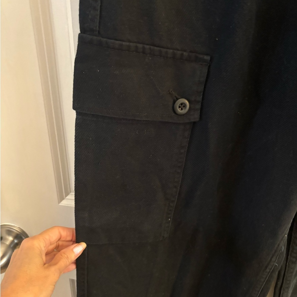 Men's Black Cargo Drawstring Pants By Original Use/ Sz Large NWT - Picture 9 of 12